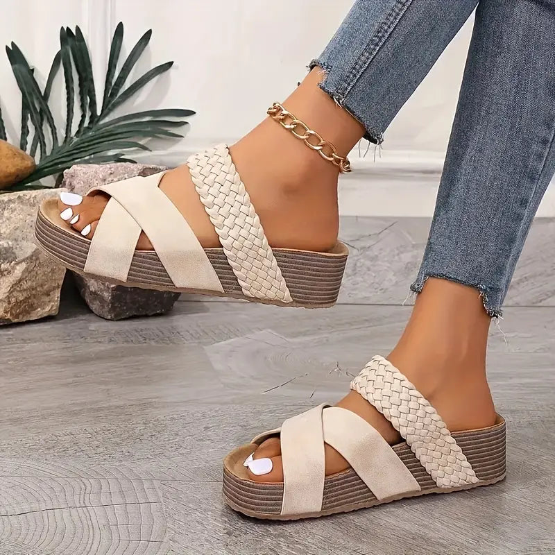 Sandalias Sandy de Cuero Genuino - Cómodas y Transpirables