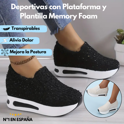 Venecia® Deportivas con Plataforma y Plantilla Memory Foam